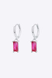 Retro 925 Sterling Silver Cubic Zirconia Drop Earrings - Trendsi - Flyclothing LLC