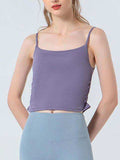 Ruched Sports Cami - Trendsi - Flyclothing LLC