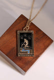 Tarot Card Pendant Stainless Steel Necklace - Trendsi - Flyclothing LLC