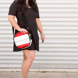 Firehose Round Shoulder Bag - Beaurer Creations - Flyclothing LLC