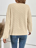 Half Button Long Sleeve Top - Trendsi - Flyclothing LLC