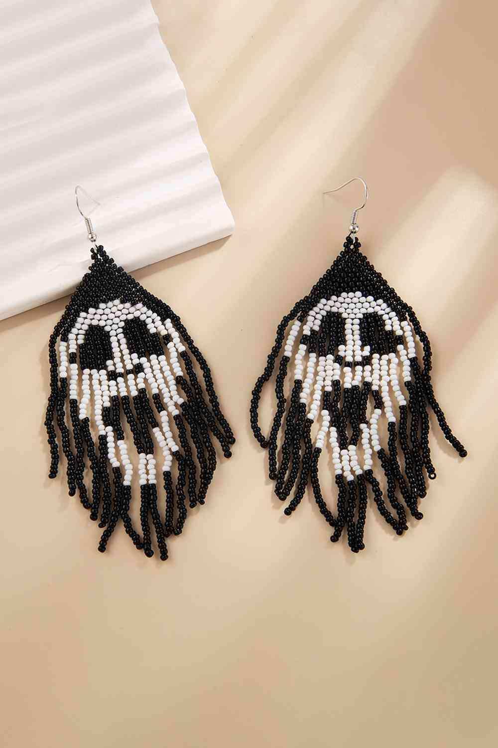 Beaded Dangle Earrings - Trendsi - Flyclothing LLC