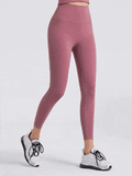 Wide Waistband Sports Leggings - Trendsi - Flyclothing LLC