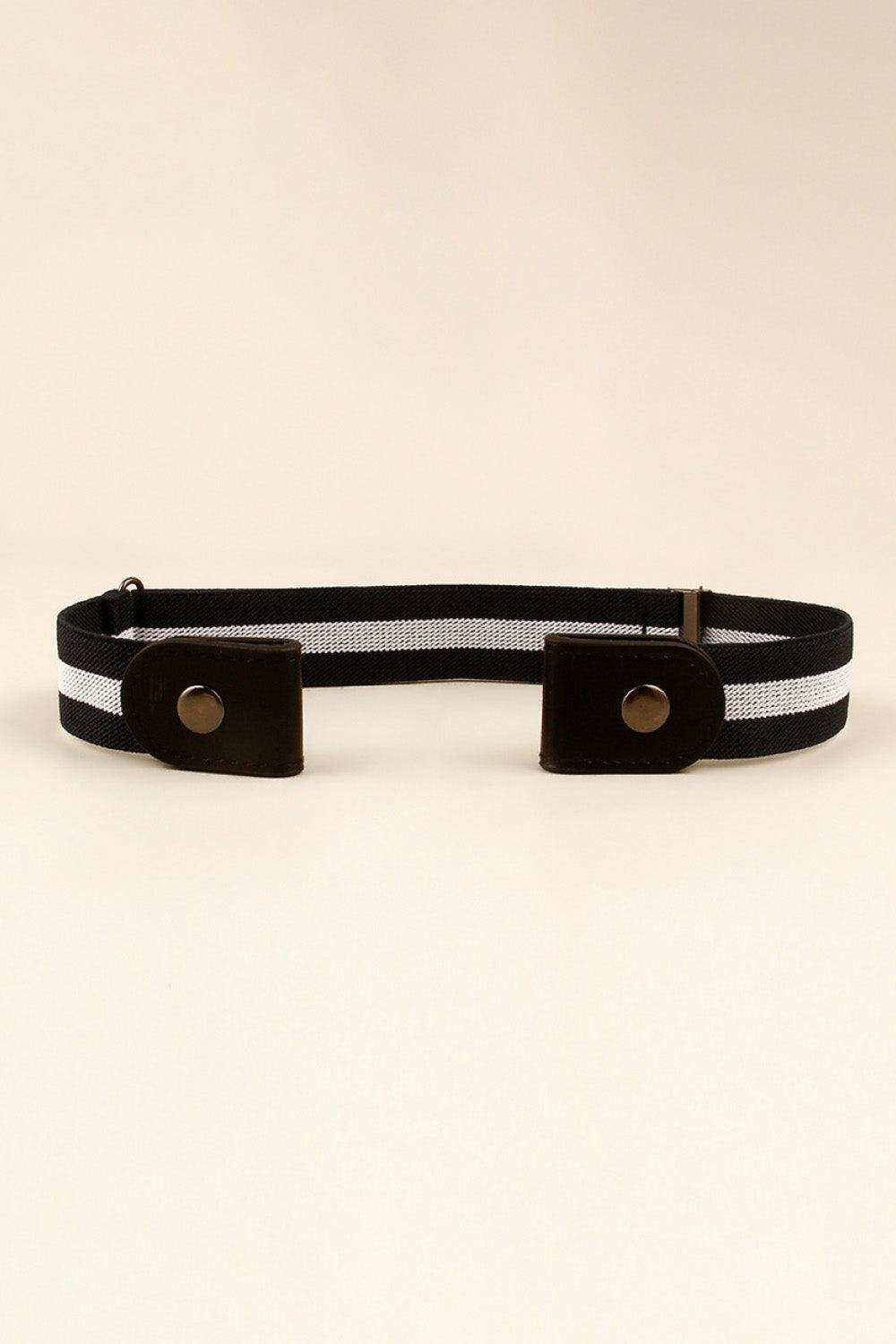 PU Elastic Snap Closure Belt - Trendsi - Flyclothing LLC