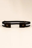 PU Elastic Snap Closure Belt - Trendsi - Flyclothing LLC