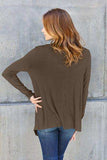 Basic Bae Full Size Open Front Long Sleeve Cover Up - Trendsi - Flyclothing LLC