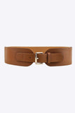 Elastic Wide PU Belt - Trendsi - Flyclothing LLC