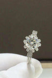 1 Carat Moissanite 925 Sterling Silver Ring - Trendsi - Flyclothing LLC