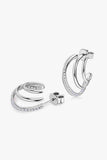 Moissanite 925 Sterling Silver Earrings - Trendsi - Flyclothing LLC