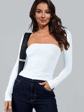 Cutout Raglan Sleeve Bolero and Tube Top - Trendsi - Flyclothing LLC