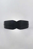 Elastic Wide PU Belt - Trendsi - Flyclothing LLC
