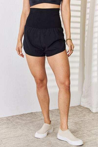 Zenana Full Size High Waist Tummy Control Shorts - Trendsi - Flyclothing LLC