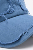 Distressed Adjustable Baseball Cap - Trendsi - Flyclothing LLC