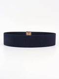 Alloy Buckle Elastic Belt - Trendsi - Flyclothing LLC