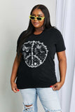mineB Full Size Butterfly Graphic Tee Shirt - Trendsi - Flyclothing LLC