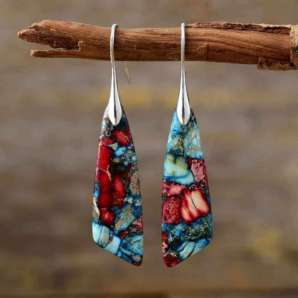 Geometrical Shape Dangle Earrings - Trendsi - Flyclothing LLC