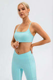 Crisscross Spaghetti Strap Active Cami - Trendsi - Flyclothing LLC
