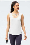 Cutout Reversible Active Tank - Trendsi - Flyclothing LLC