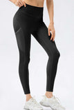 High Waist Slim Fit Long Sports Pants - Trendsi - Flyclothing LLC
