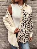 Full Size Leopard Collared Shirt - Trendsi - Flyclothing LLC