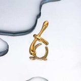 18K Gold-Plated Stainless Steel Cuff Earrings - Trendsi - Flyclothing LLC