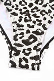 Leopard Cutout One-Shoulder One-Piece Swimsuit - Trendsi - Flyclothing LLC