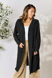Basic Bae Full Size Ribbed Open Front Long Sleeve Cardigan - Trendsi - Flyclothing LLC
