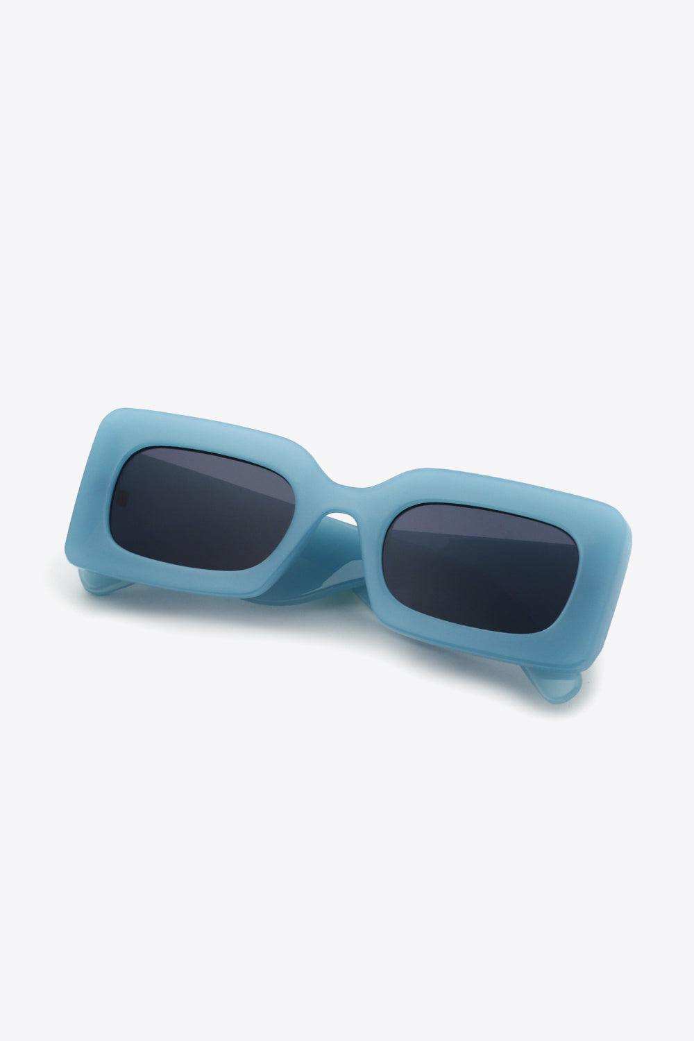 Polycarbonate Frame Rectangle Sunglasses - Trendsi - Flyclothing LLC