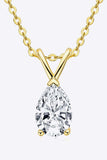 1.5 Carat Moissanite Pendant 925 Sterling Silver Necklace - Trendsi - Flyclothing LLC