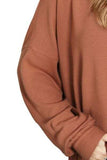Leopard Round Neck Long Sleeve T-Shirt - Trendsi - Flyclothing LLC