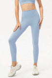 High Waist Skinny Active Pants - Trendsi - Flyclothing LLC