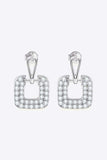 1.68 Carat Moissanite 925 Sterling Silver Drop Earrings - Trendsi - Flyclothing LLC