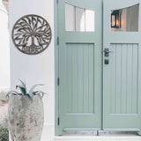 Tree of Life with Two Birds Metal Wall Art - Croix des Bouquets - Croix des Bouquets - Flyclothing LLC