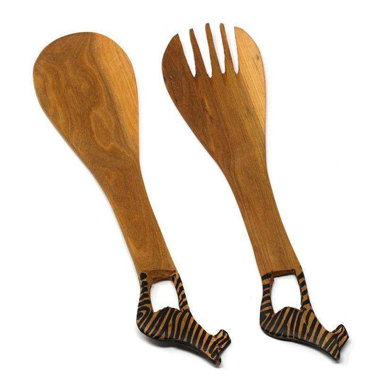 Zebra Salad Serving Set - Jedando - Flyclothing LLC