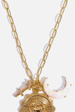 Constellation and Moon Pendant Copper Necklace - Trendsi - Flyclothing LLC