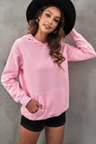 Dropped Shoulder Kangaroo Pocket Hoodie - Trendsi - Flyclothing LLC