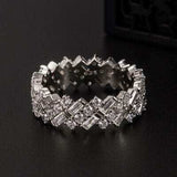 Inlaid Zircon 925 Sterling Silver Ring - Trendsi - Flyclothing LLC