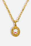Stainless Steel 18K Gold-Plated Necklace - Trendsi - Flyclothing LLC