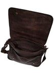 Scully CHOCOLATE MESSENGER BAG - Scully Leather - Flyclothing LLC