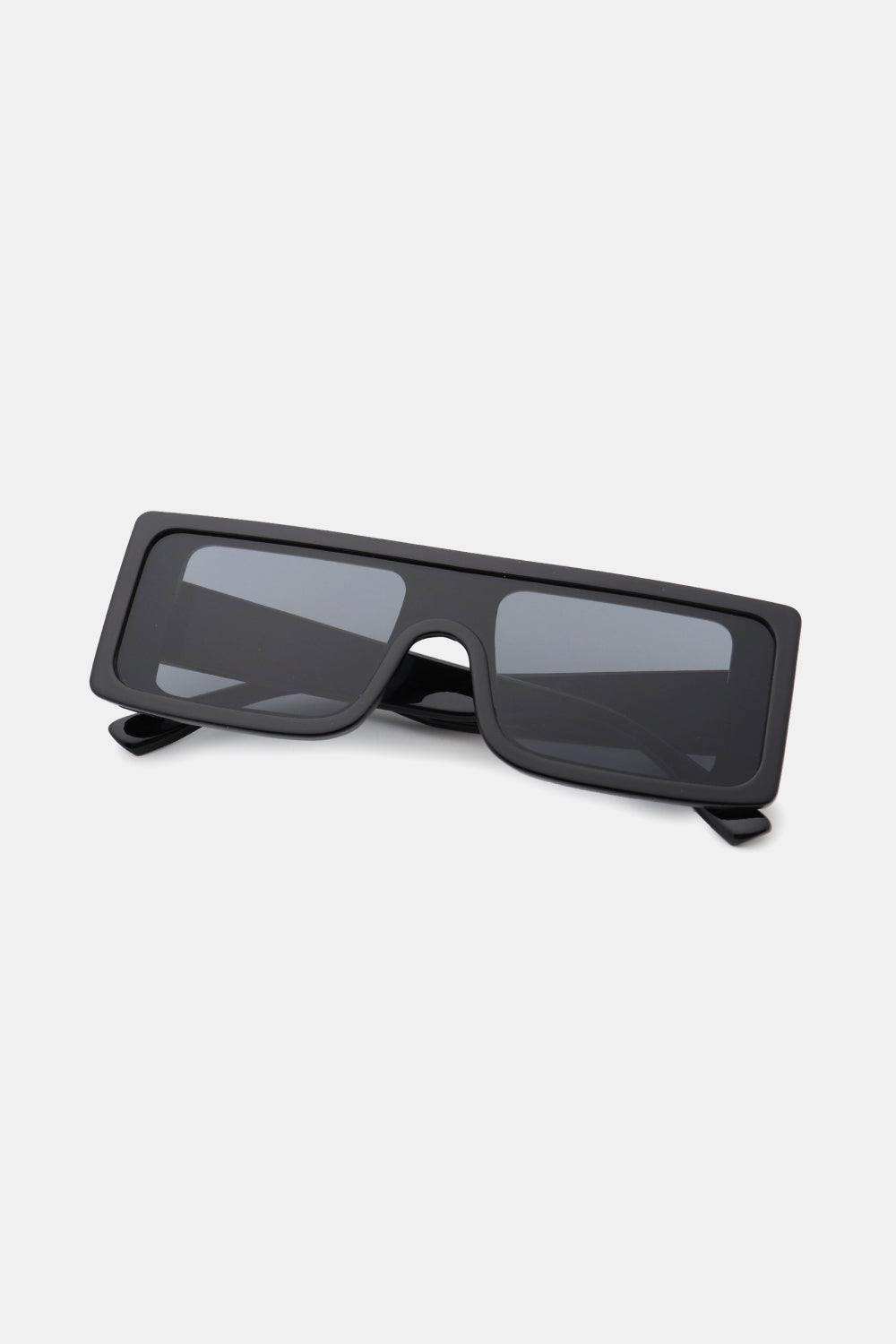 Polycarbonate Frame Rectangle Sunglasses - Trendsi - Flyclothing LLC