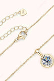 2 Carat Moissanite 925 Sterling Silver Necklace - Trendsi - Flyclothing LLC