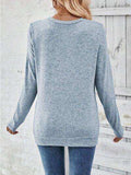 Round Neck Long Sleeve T-Shirt - Trendsi - Flyclothing LLC