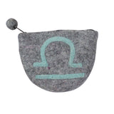 Felt Libra Zodiac Coin Purse - Global Groove - Global Crafts - Flyclothing LLC
