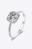 1 Carat Moissanite Zircon Ring - Trendsi - Flyclothing LLC