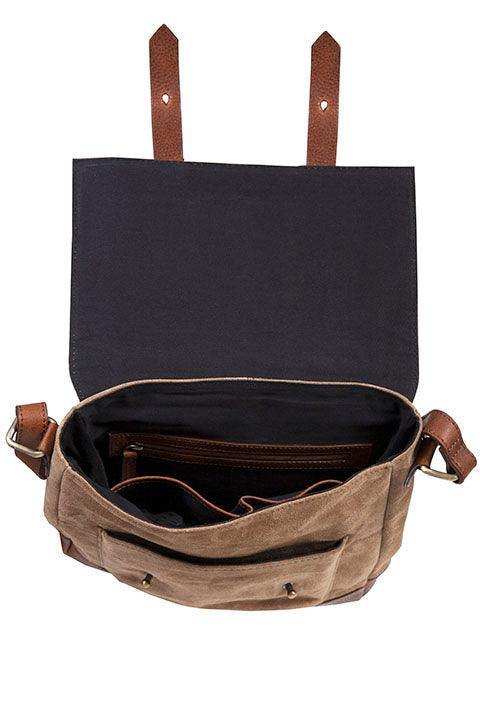 Scully BROWN MESSENGER BAG - Scully Leather - Flyclothing LLC
