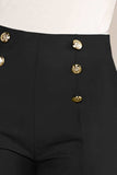 Decorative Button High Waist Shorts - Trendsi - Flyclothing LLC