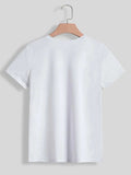 Rabbit Round Neck Short Sleeve T-Shirt - Trendsi - Flyclothing LLC