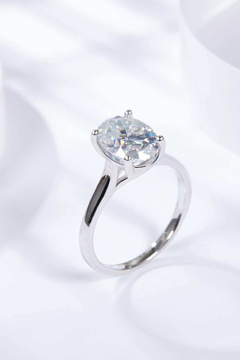 2.5 Carat Moissanite Solitaire Ring - Trendsi - Flyclothing LLC