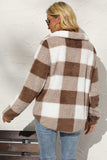 Plaid Half Zip Long Sleeve Sweatshirt - Trendsi - Flyclothing LLC