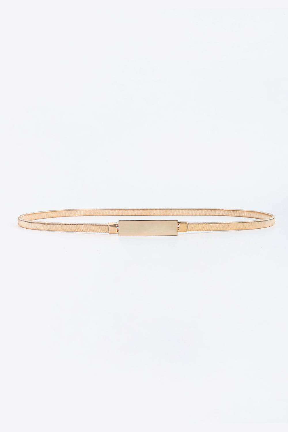 Elastic Iron Skinny Belt - Trendsi - Flyclothing LLC